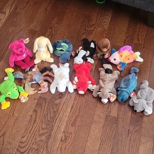 13 Ty Beanie Babies